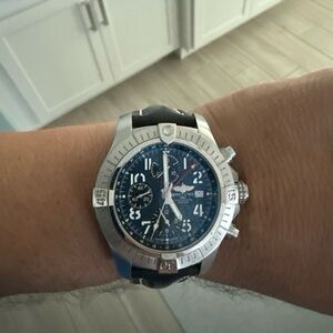 Men's BREITLING SS AVENGER 45 CHRONO GMT